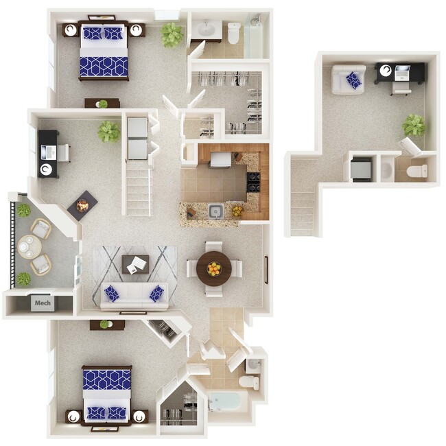 Floorplan - The Morgan Apartment Homes