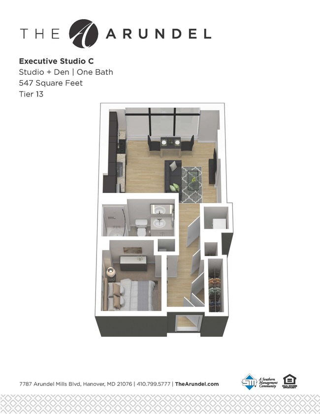 Floorplan - The Residences at Arundel Preserve