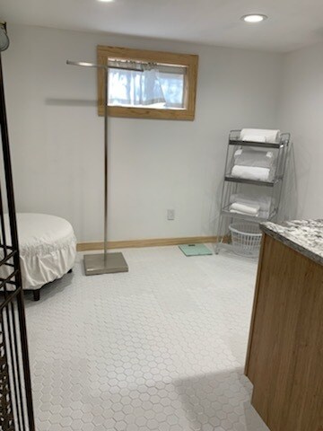 Bathroom TWO: Large dressing area with vanity. - 3632 Dunn Ave
