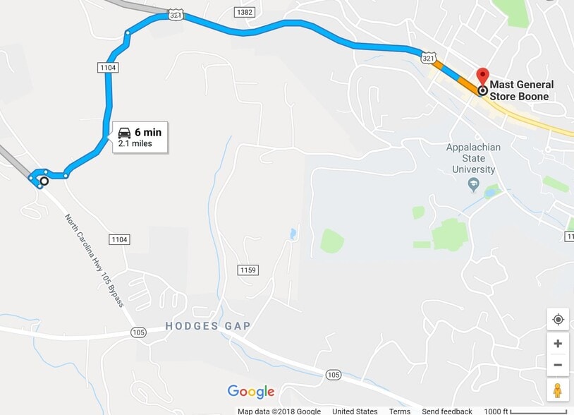 Six minute drive to campus and downtown Boone! - 1399 North Carolina Hwy 105 Bypass