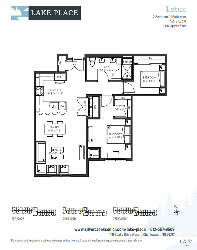 Floorplan - Lake Place 55+ Active Adult