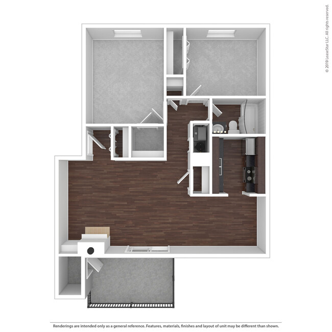 Floorplan - Woodbridge Apartments