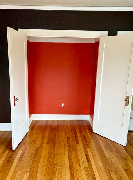 closet 3/5 located in living room - great for hiding away your computer work space - 1509 NE 10th Ave