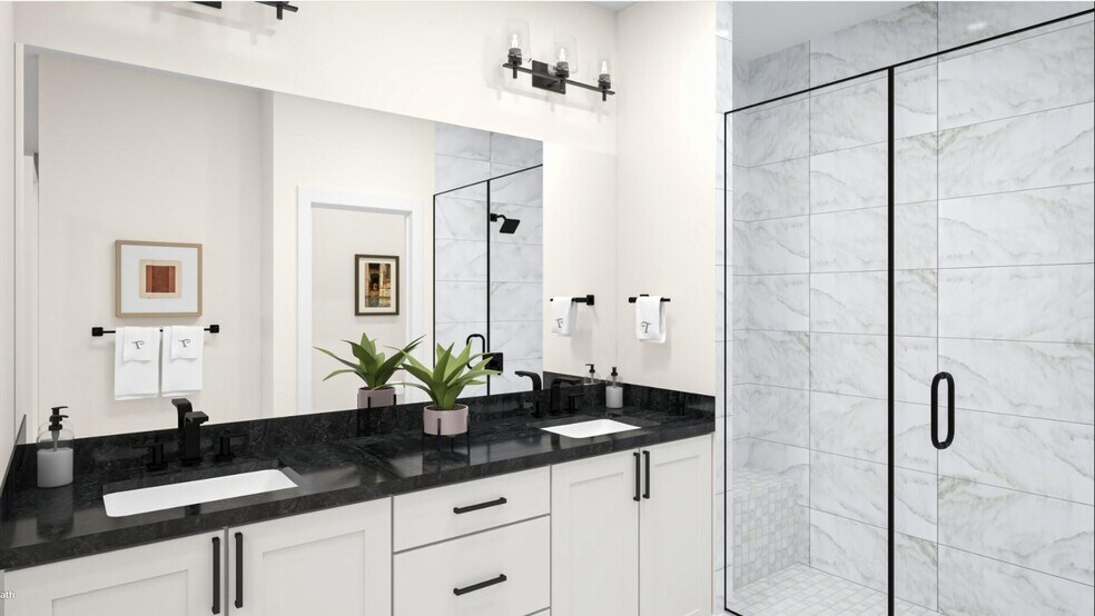 STAGED - Master Bathroom - 7104 Donatello Dr