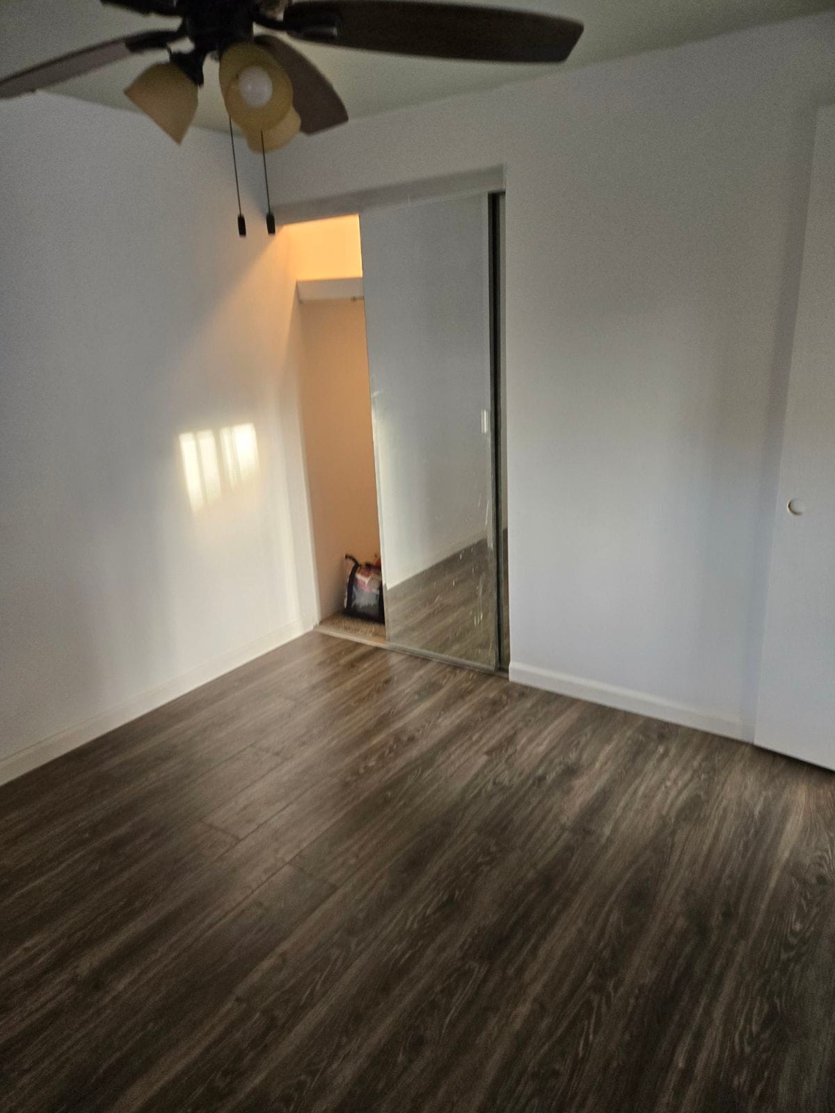 One bedroom with large mirror closet - 1660 266th St