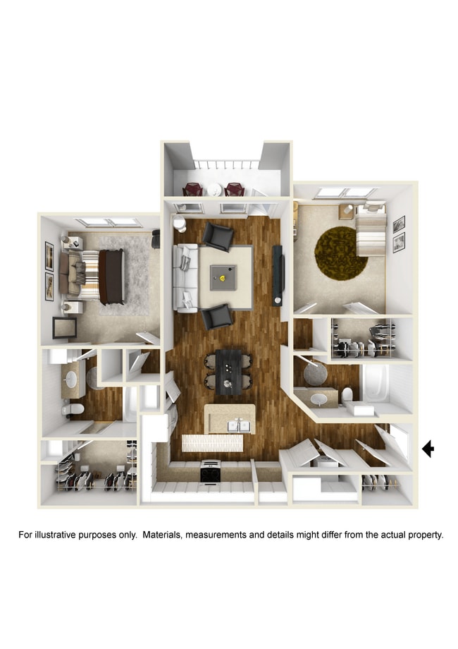 Floorplan - Faulkner Flats Apartment Homes