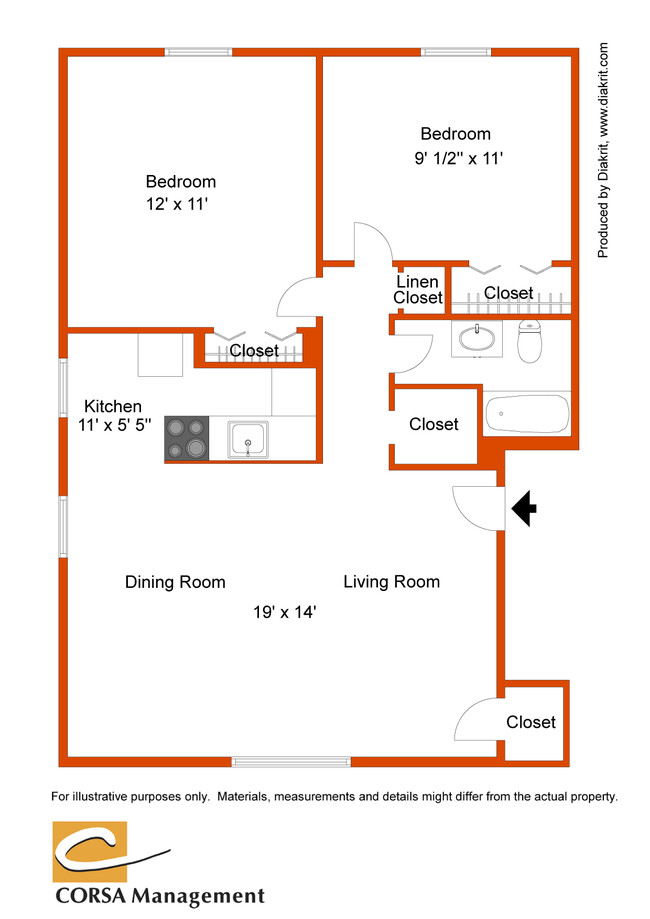 Floorplan - The Village at Hi-Nella