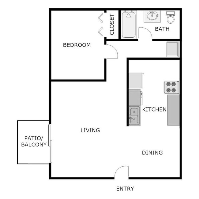 Floorplan - Eagles Nest Apartments