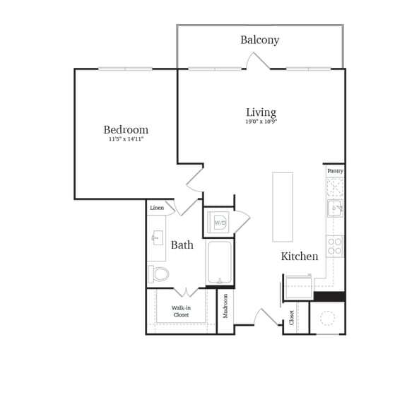 Floorplan - Vance at Bishop Union