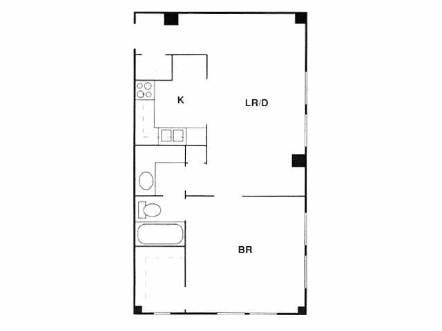1BR/1BA - Locarno
