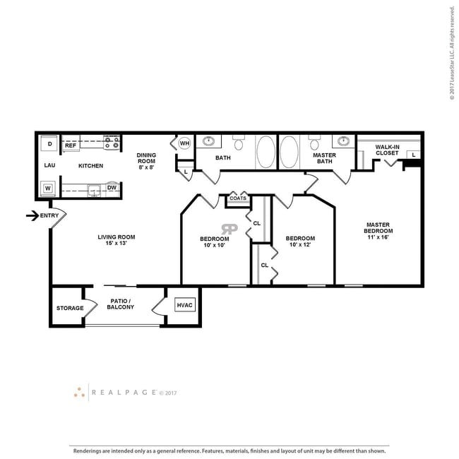 Floorplan - Lakeshore Village Apartments