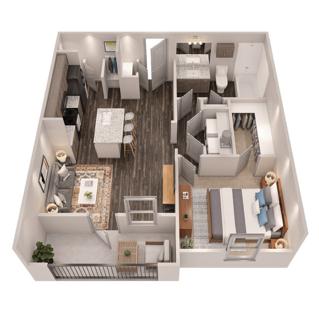 Floorplan - Gray Branch Apartments