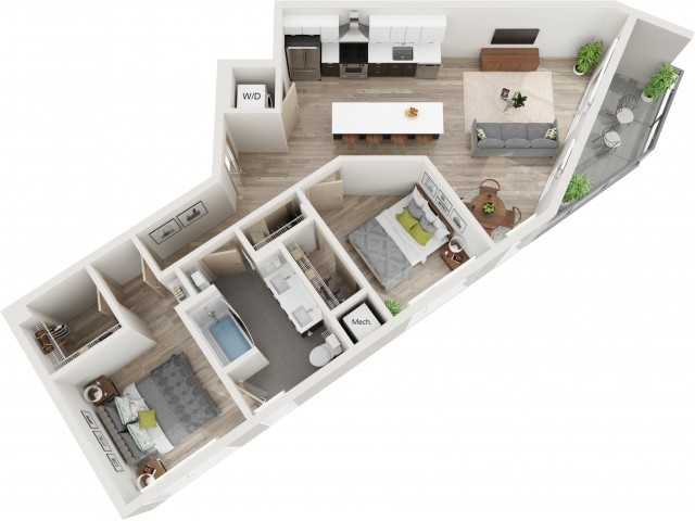 Floorplan - Gibson Apartments