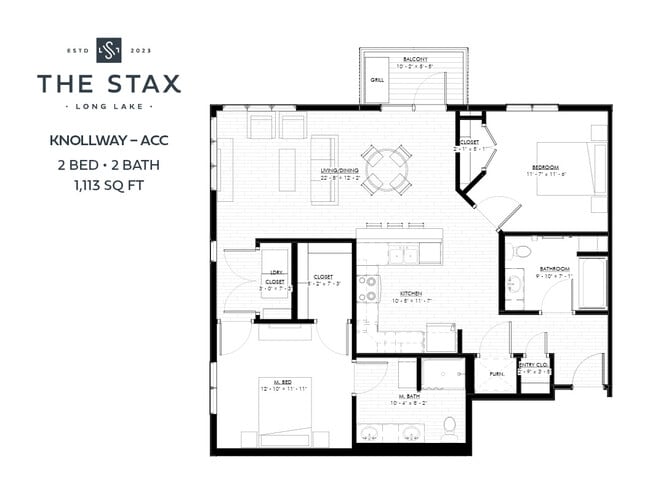 Floorplan - The Stax of Long Lake