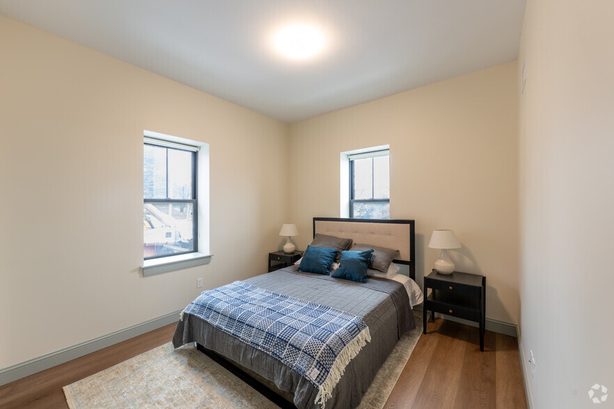 2BR, 1BA - 774SF - Bedroom - Sacred Heart Lofts