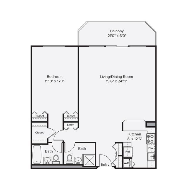 Floorplan - 10 West Apartments
