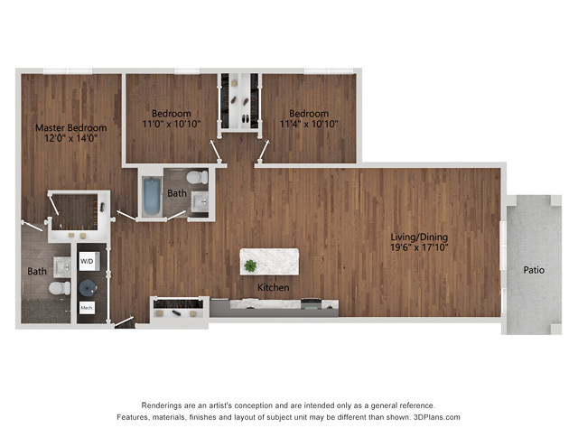 Floorplan - Monroe Aberdeen Place