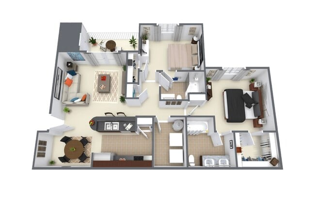 3 D view - 5825 Coastal Pointe Dr
