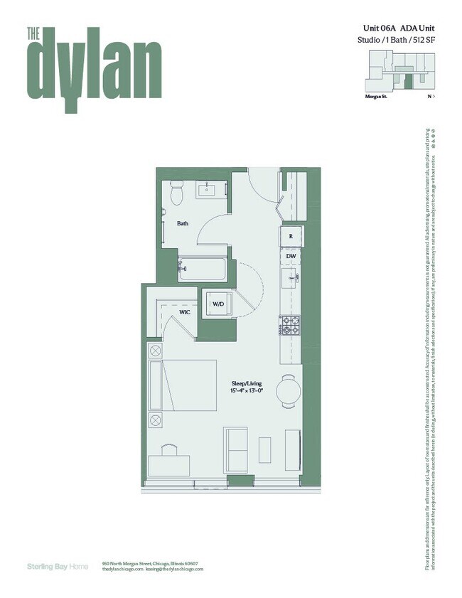 Floorplan - The Dylan Chicago