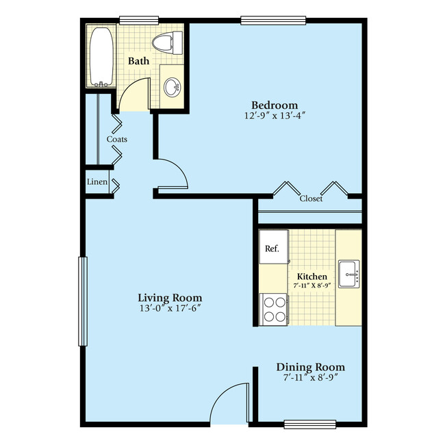 Floorplan - Plymouth House Apartments