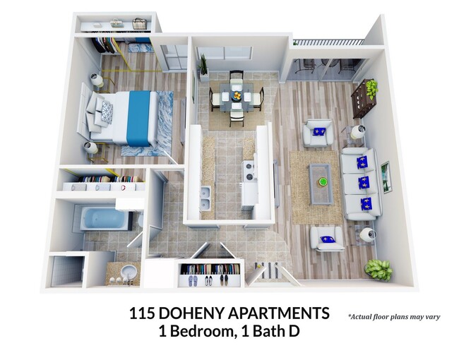 Floorplan - 115 Doheny Apartments