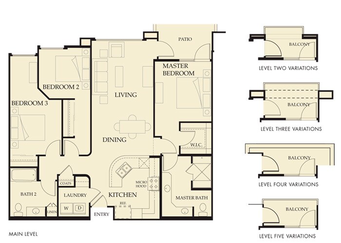 Unit Layout - 5501 DeMarcus Blvd #328