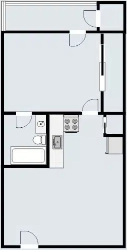 Floorplan - The Crossings Apartments