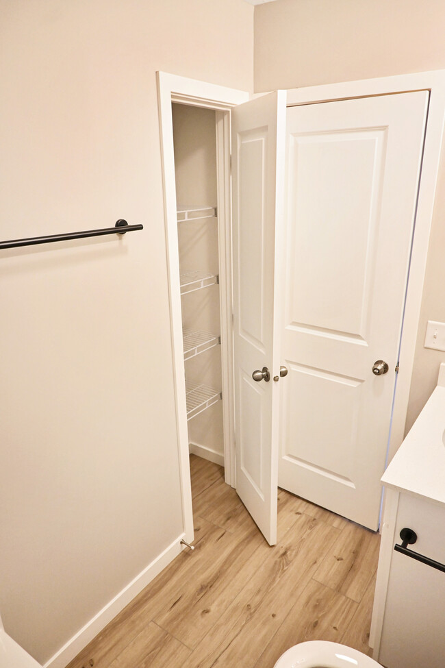 Upstairs Hall Bath Linen Closet - 3431 Glenbrook Cir S