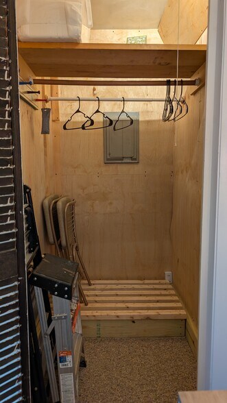 Wall in closet - 221 Deans Mountain Rd