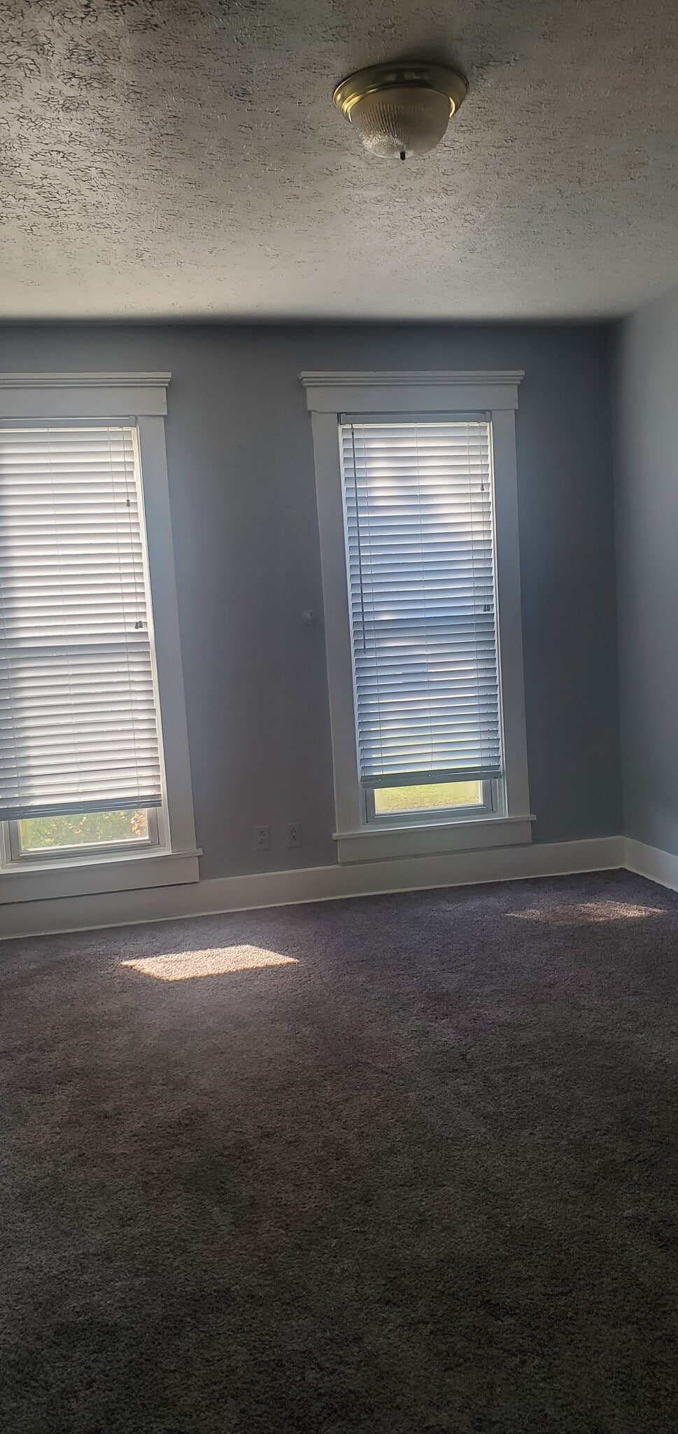 Large front windows with wooden blinds - 131 S 7th St