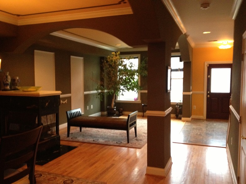 Living Room with Fireplace - 1619 12th St NW