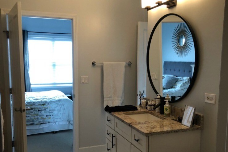 Bathroom attached to bedroom - 437 W North Ave