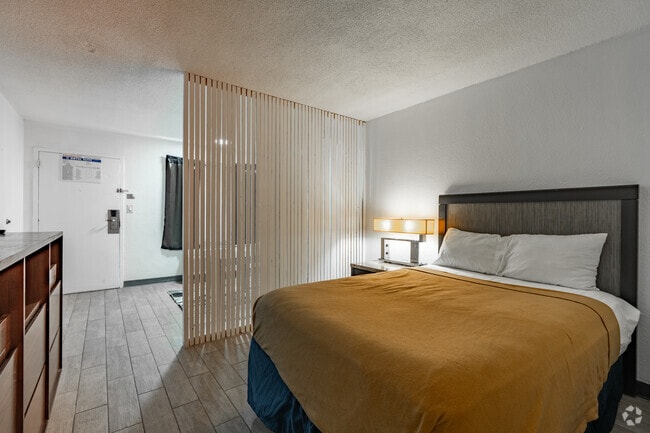 1BR, 1BA - 320SF - Bedroom - Elite Living Residence