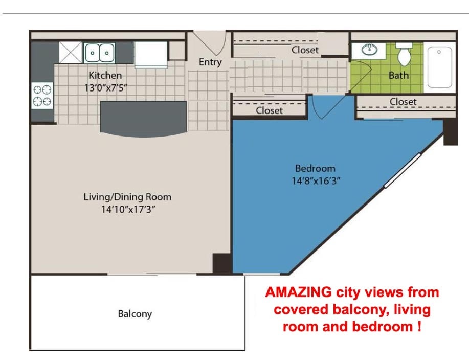 Floor Plan - 601 W 11th Ave