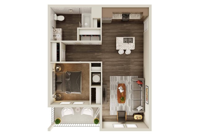 Floorplan - Aurora Apartments