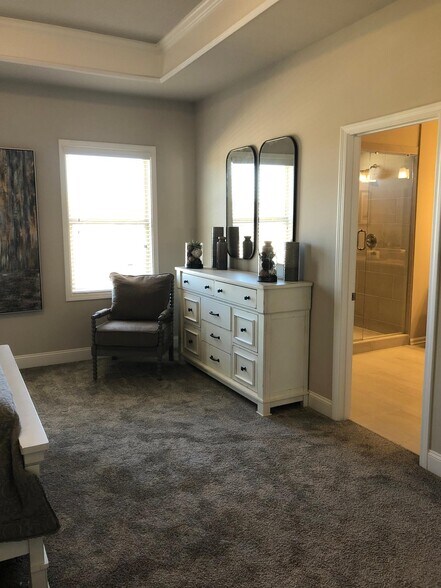Master Bedroom to Bathroom Shower ViewShower - 2904 Weyhill Trl