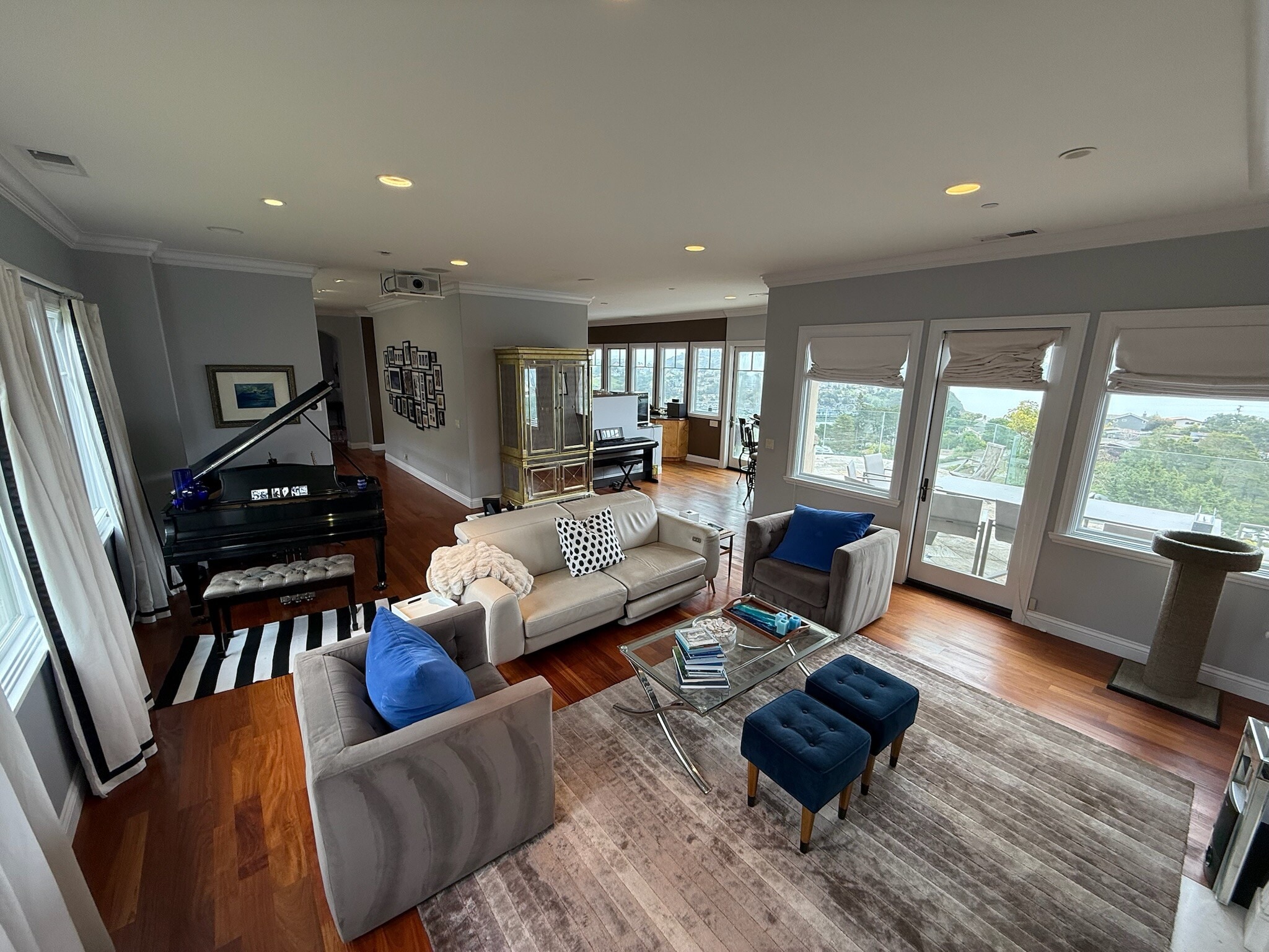 Theater/family room. - 115 Inez Pl