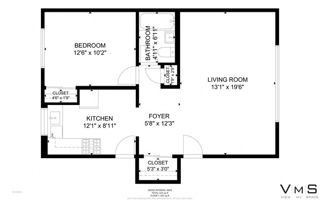 Floorplan - 10351-57 S. Hale Ave