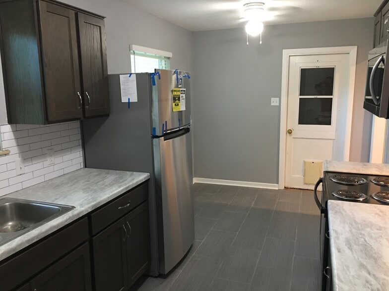 Kitchen from hallway - 230 Middlebury Dr.