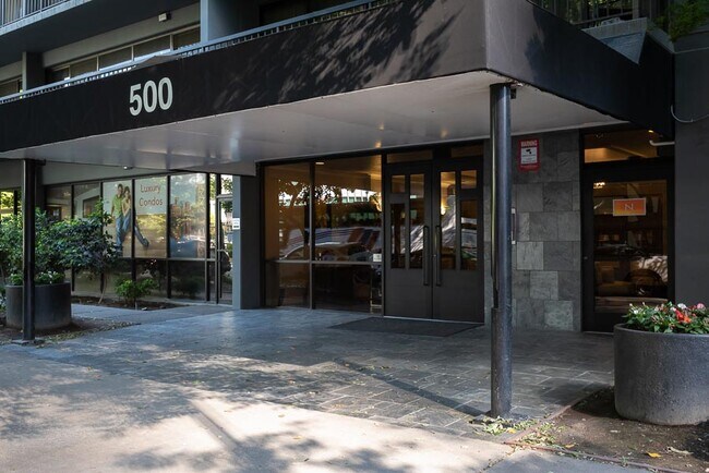 Front entrance to building - 500 N St