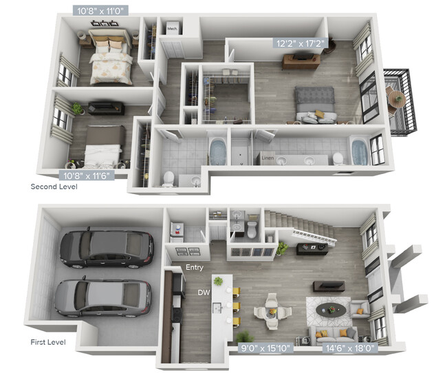 Floorplan - Avalon 850 Boca