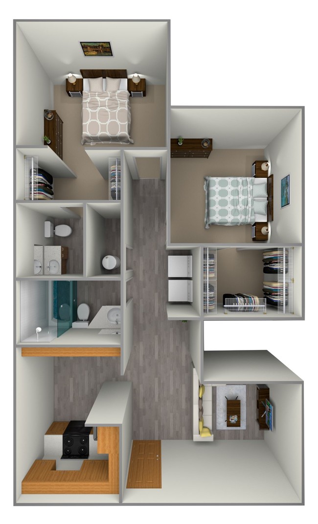 Floorplan - Desert Shade Apartments