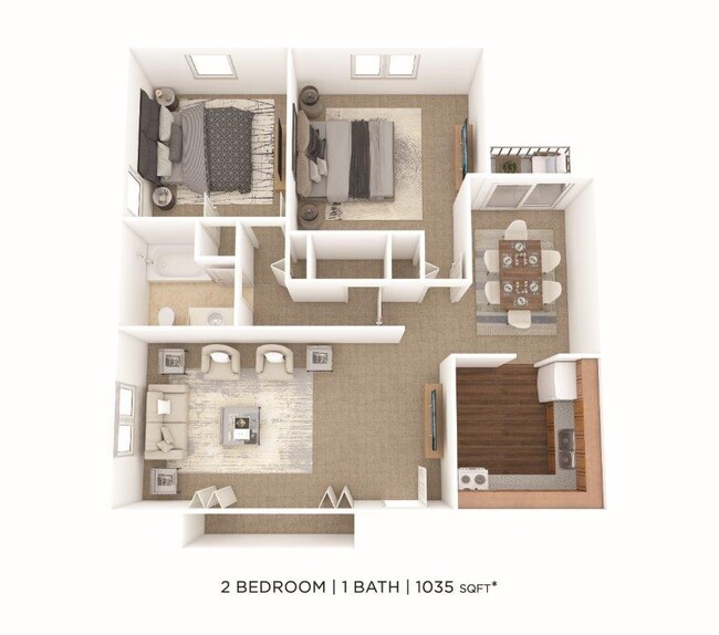 Floorplan - Green Lake Apartments and Townhomes