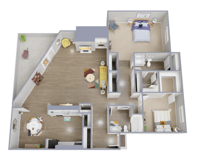 B5 Floorplan - Palatia Apartment Homes