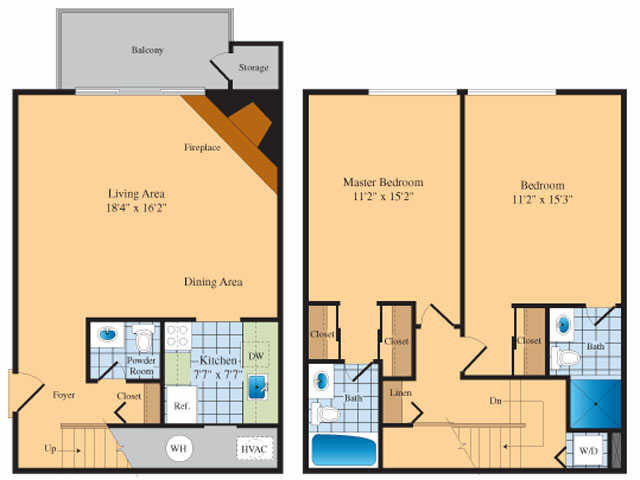 2 BR 2.5 BA H 1111 - Elme Bethesda