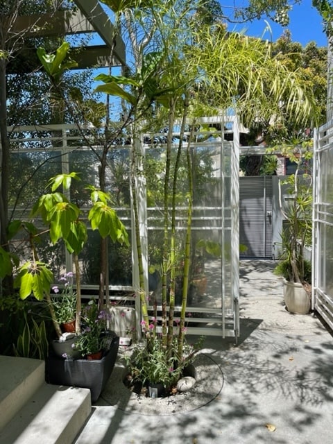 Steel-Gated entrance gates into foyer - 12114 Ohio Ave