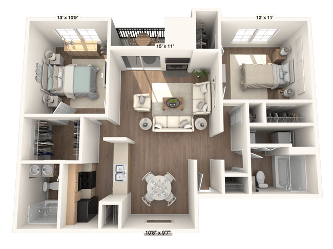 Floorplan - The Sage at 1955