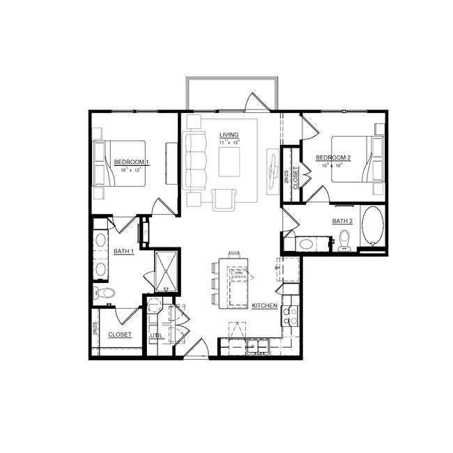 Floorplan - Magnolia on Moser