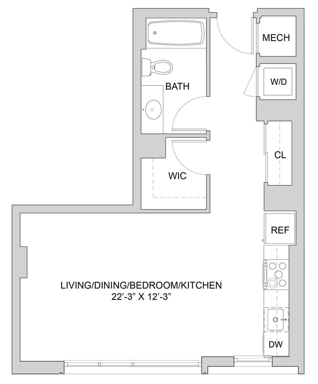 Floorplan - The Modern at Art Place