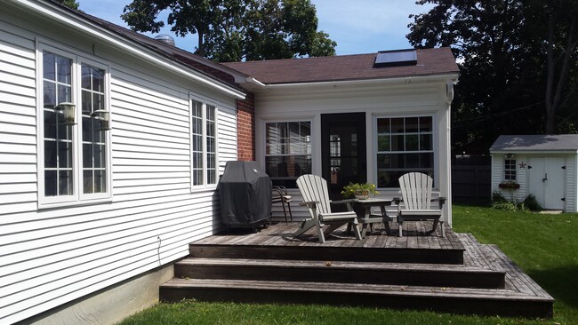Back Deck and Storage Shed - 414 Centre St